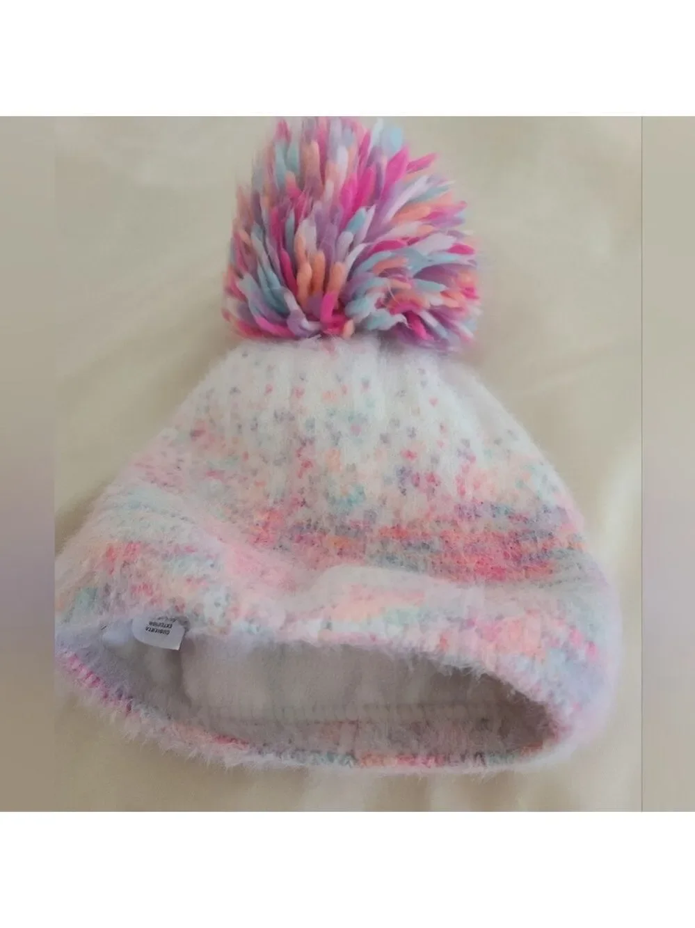 Girls Winter Bundle Set Sweater Hat Gloves L 10/12